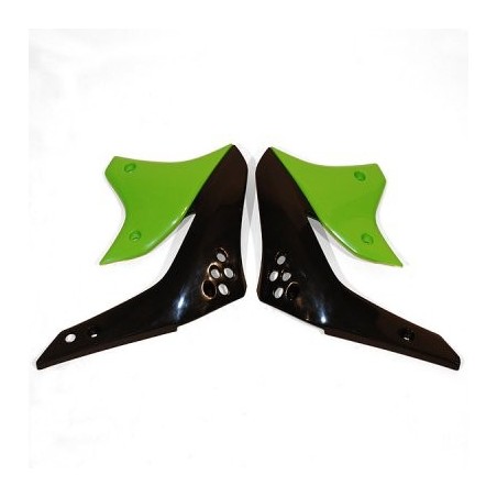 Ufo Osłony Chłodnicy Kawasaki Kxf 450 '06 Kolor Czarny/Zielony