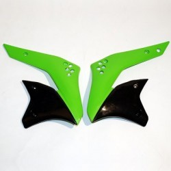 Ufo Osłony Chłodnicy Kawasaki Kxf 250 '07 Kolor Zielony/Czarny