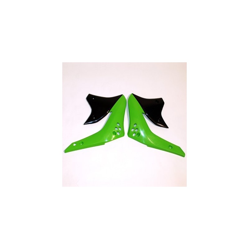 Ufo Osłony Chłodnicy Kawasaki Kxf 450 '07 Kolor Zielony/Czarny
