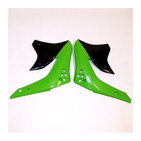 Ufo Osłony Chłodnicy Kawasaki Kxf 450 '07 Kolor Zielony/Czarny