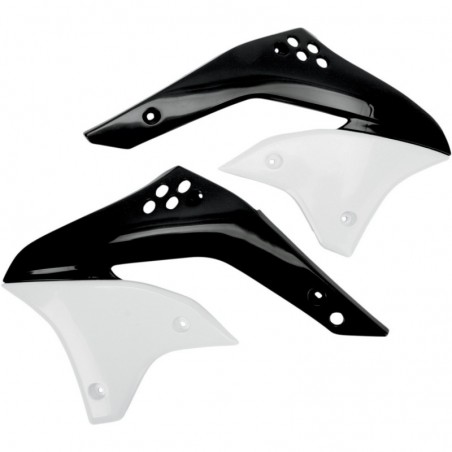 Ufo Osłony Chłodnicy Kawasaki Kxf 450 '08 Kolor Czarny/Biały