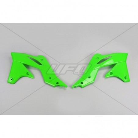 Ufo Osłony Chłodnicy Kawasaki Kxf 250 '13-'16 Kolor Zielony