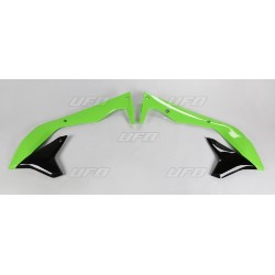 Ufo Osłony Chłodnicy Kawasaki Kxf 450 '16-'17 Kolor Oem (Zielony/Czarny)