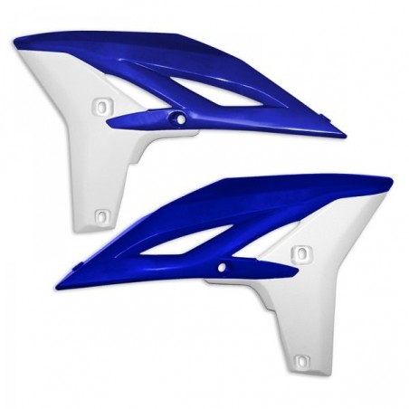 Ufo Osłony Chłodnicy Yamaha Yzf 250 '11-'13, Wrf 450 '12-'15 Kolor Oem (Biały/Niebieski)