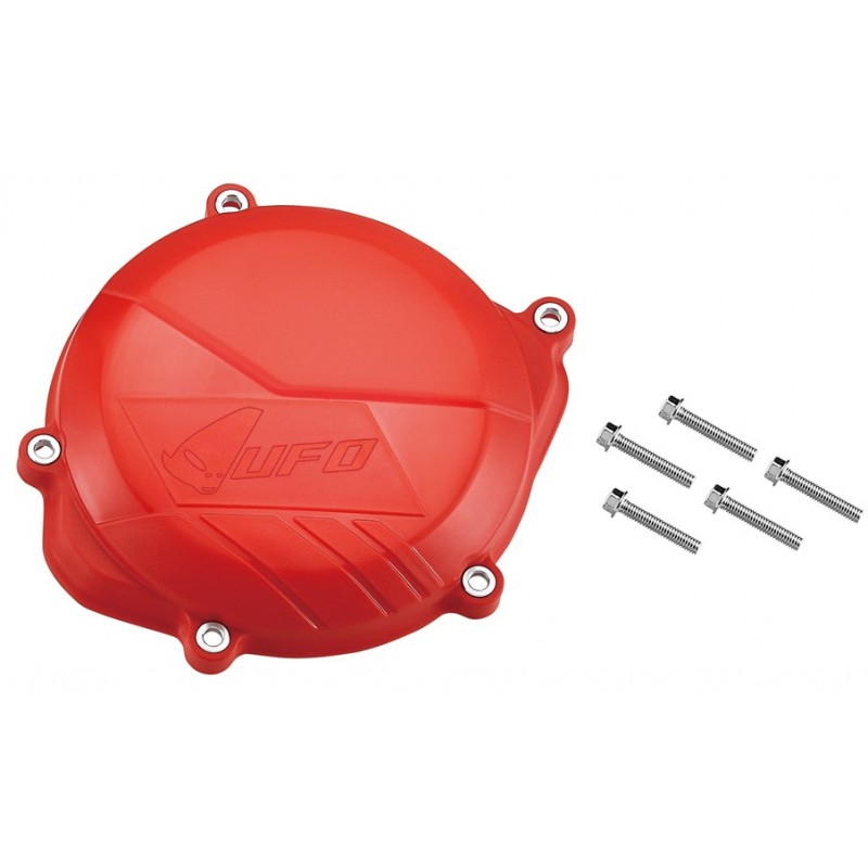 Ufo Osłona Pokrywy Sprzęgła Honda Crf 450 '09-'16 Kolor Czerwony