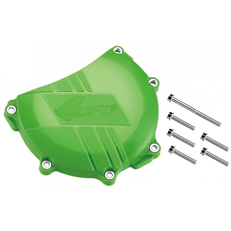 Ufo Osłona Pokrywy Sprzęgła Kawasaki Kxf 450 '06-'15, Kolor Zielony