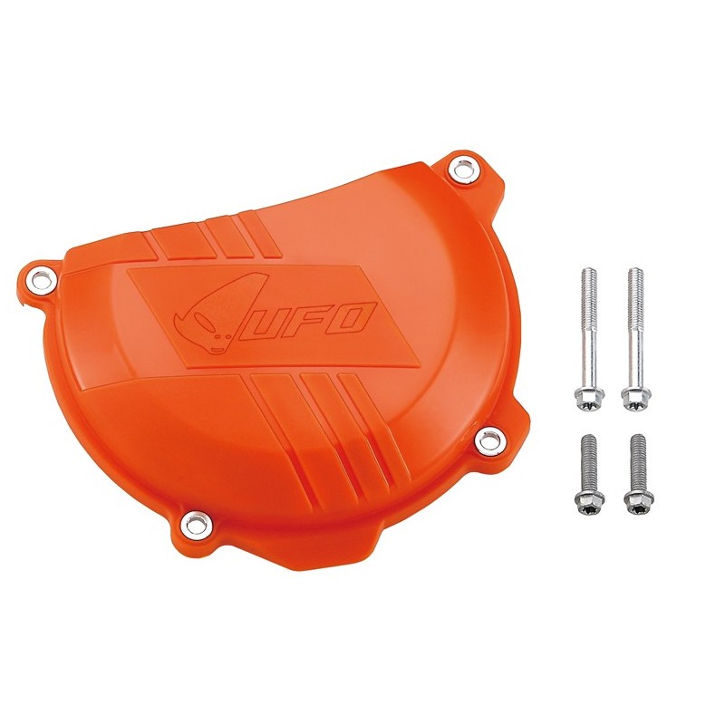 Ufo Osłona Pokrywy Sprzęgła Ktm Sxf 250 '13-'15, Sxf 350 '11-'15, Exc 250 '13-'15, Exc 350 '12-'15, Kolor Pomarańczowy