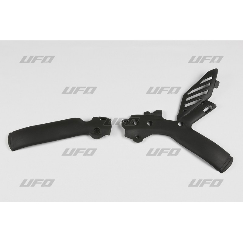 Ufo Osłony Ramy Ktm Sx '07-'10, Exc '08-'11 Kolor Czarny