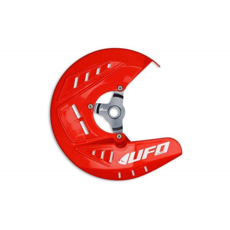 Ufo Osłona Tarczy Hamulcowej Przedniej Honda Crf 250 R '13-'21, Crf 450 R '13-'20 Kolor Czerwony