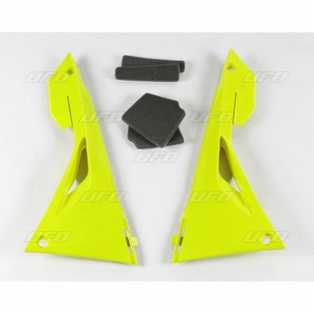 Ufo Osłony Filtra Powietrza Honda Crf 250R-Rx 18-19, Crf 450R-Rx 17-19 Kolor Żółty Fluo