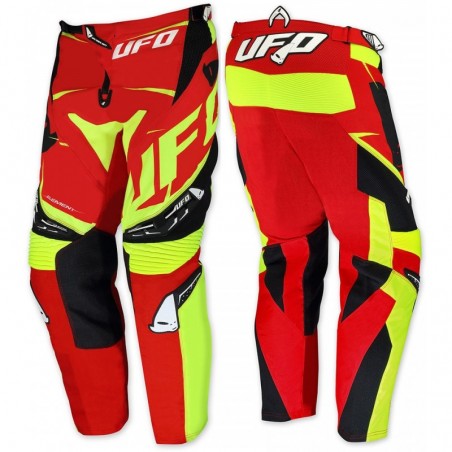 Ufo Spodnie Element Kolor Czerwony/Czarny/Żółty Fluo Rozmiar Xxs / Eu44 / Us26