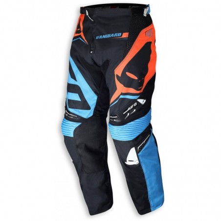 Ufo Spodnie Cross Vanguard Kolor Czarny/Pomarańczowy/Błękitny Rozmiar Xs / Eu46 / Us28