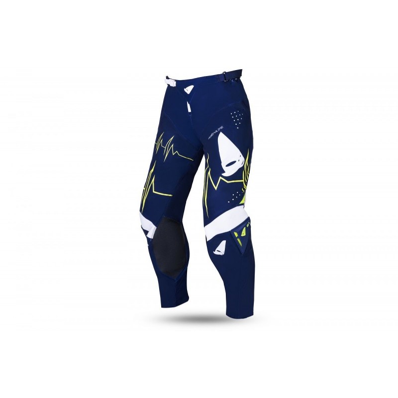 Ufo Spodnie Adrenaline Slim Cross Kolor Niebieski Biały Żółty Neon Rozmiar Xl / Eu54 / Us36 Ufo Kolekcja 2022