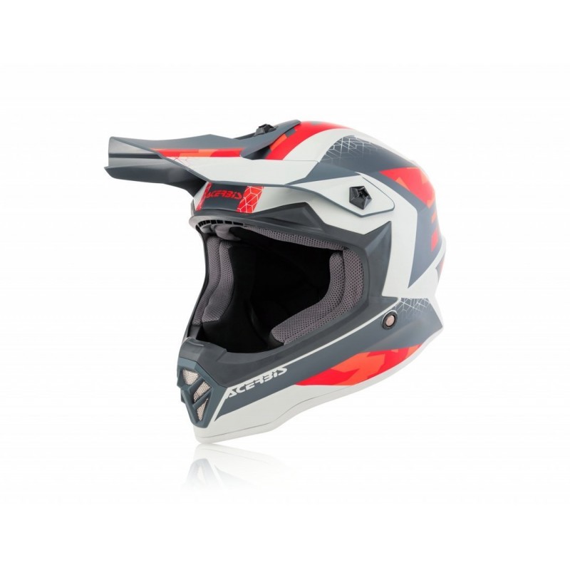 Acerbis kask Dziecięcy Czerwony