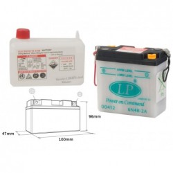 Landport Akumulator 6N4B-2A 6V 4Ah 100X47X96 Obsługowy - Elektrolit Osobno (4) Ue2019/1148