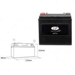 Landport Akumulator Hvt-4 12V 22Ah 173X98X154 Heavy V-Twin Bezobsługowy - Zalany (Zwiększony Prąd Rozruchowy 325A) (Prawy +) (2)
