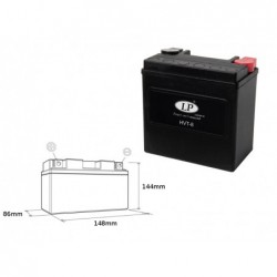 Landport Akumulator Hvt-8 12V 14Ah 148X86X144 Heavy V-Twin Bezobsługowy - Zalany (Zwiększony Prąd Rozruchowy 220A) (Lewy +) (3)