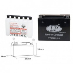 Landport Akumulator Ytx24Hl-Bs 12V 24Ah 205X87X162 Bezobsługowy - Elektrolit Osobno (2) Ue2019/1148
