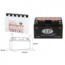 Landport Akumulator Ytz10S-Bs 12V 8,5Ah 151X87X94 Bezobsługowy - Elektrolit Osobno (6) Ue2019/1148