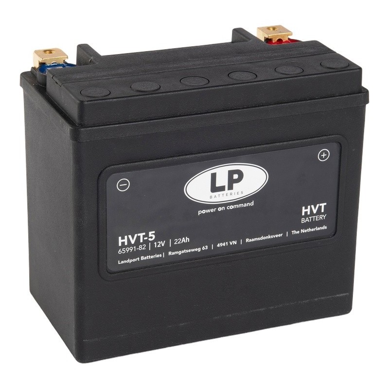 Landport Akumulator Hvt-5 12V 22Ah 173X98X154 Heavy V-Twin Bezobsługowy - Zalany (Zwiększony Prąd Rozruchowy 325A) (Lewy +) (2)