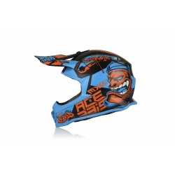 Acerbis kask Dziecięcy Niebieski Czerwony
