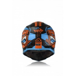 Acerbis kask Dziecięcy Niebieski Czerwony
