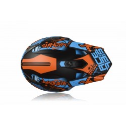 Acerbis kask Dziecięcy Niebieski Czerwony