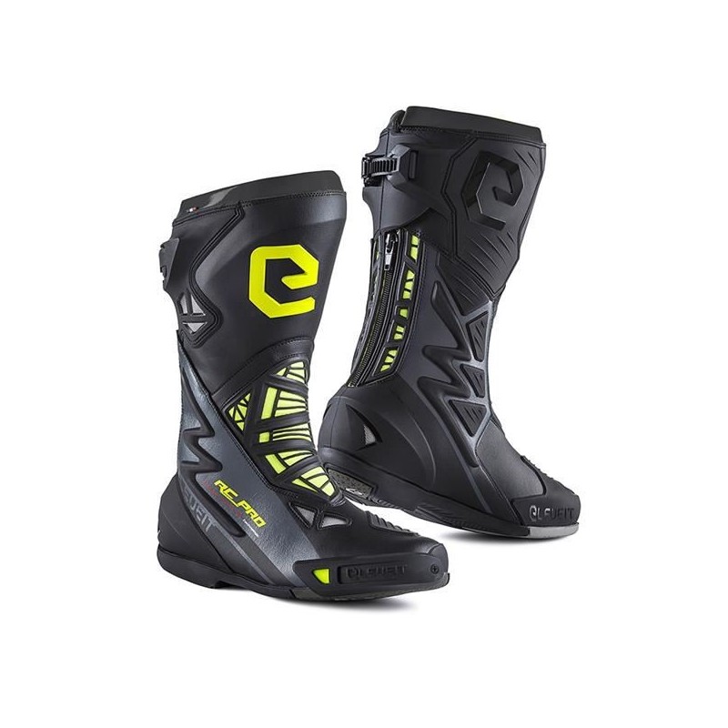 Eleveit Buty Sportowe Wysokie Rc Pro Black Kolor Czarny/Szary/Żółty Fluo Rozmiar 45