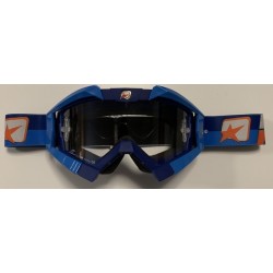 Ariete Gogle Riding Crows Basic Kolor Granatowy/Niebieski/PomarańCzowy, Szybka Anti Fog, Anti Scratch, Uv, Roll-Off Ready
