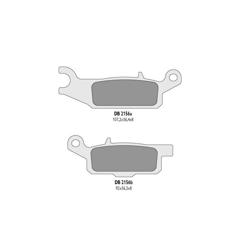 Delta Braking Klocki Hamulcowe Kh444 Yamaha Yfm 550 Grizzly '11-14, Yfm 700 Grizzly '07-18 Prawy Przód