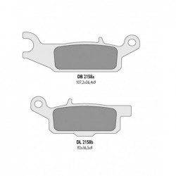 Delta Braking Klocki Hamulcowe Kh446 Yamaha Yfm 550 Grizzly '11-14, Yfm 700 Grizzly '07-18 Prawy Tył