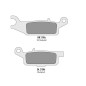 Delta Braking Klocki Hamulcowe Kh446 Yamaha Yfm 550 Grizzly '11-14, Yfm 700 Grizzly '07-18 Prawy Tył