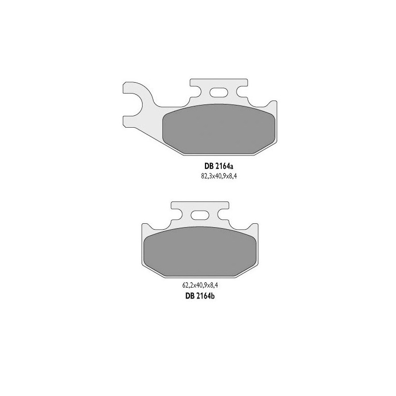 Delta Braking Klocki Hamulcowe Kh414 Suzuki Atv - Zastępują Db2164Mx-D Oraz Db2164Qd-D (Prawy Przód)