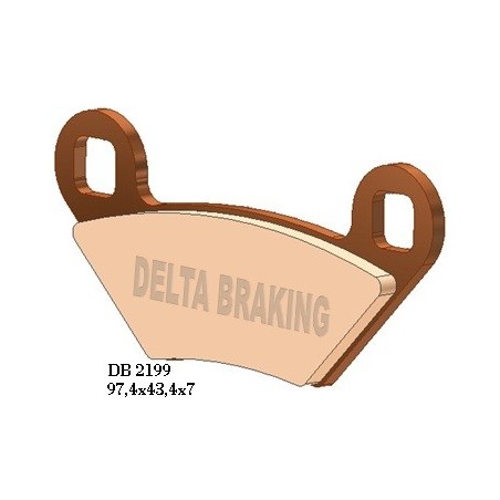 Delta Braking Klocki Hamulcowe Kh475 Polaris - Zastępują Db2199Mx-D Oraz Db2199Qd-D