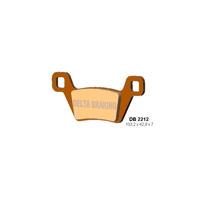 Delta Braking Klocki Hamulcowe Kh600 Kymco Mxu - Zastępują Db2212Mx-D Oraz Db2212Qd-D