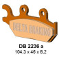 Delta Braking Klocki Hamulcowe Kh645 Can Am Maveric 1000 Prawy - Zastępują Db2236Mx-D Oraz Db2236Qd-D