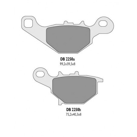 Delta Braking Klocki Hamulcowe Kh230, Kh396