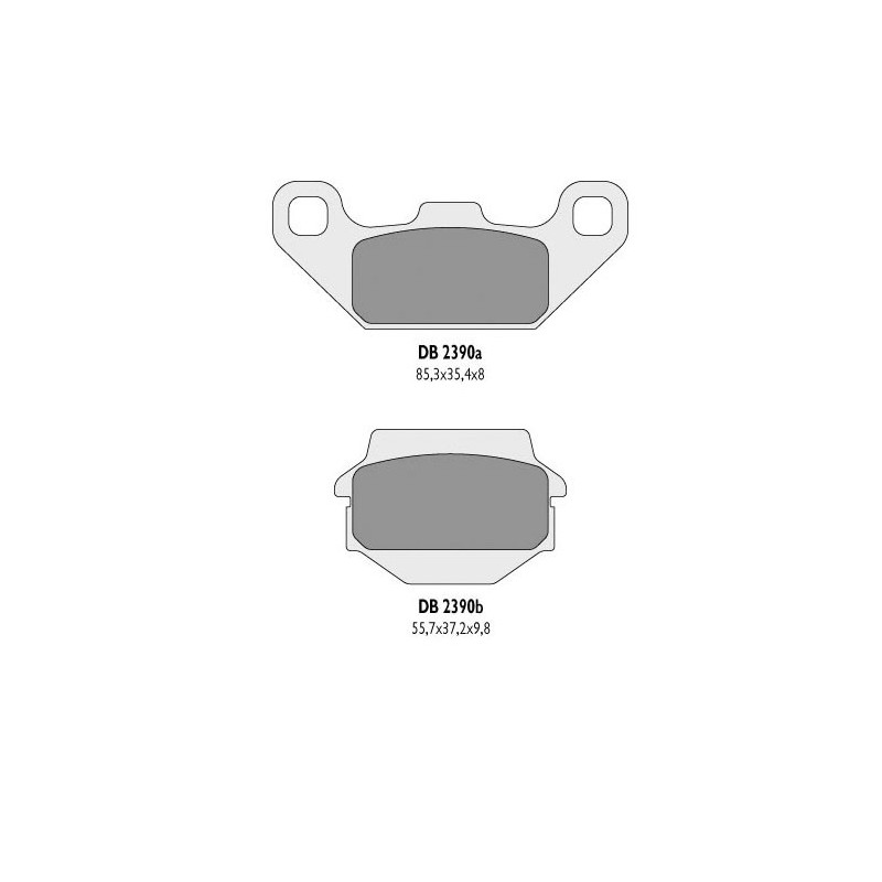 Delta Braking Klocki Hamulcowe Kh128 Kef 300 Lakota`94-04, Ksf 250`94-04 - Zastępują Db2390Mx-D Oraz Db2390Qd-D