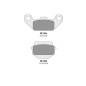 Delta Braking Klocki Hamulcowe Kh128 Kef 300 Lakota`94-04, Ksf 250`94-04 - Zastępują Db2390Mx-D Oraz Db2390Qd-D