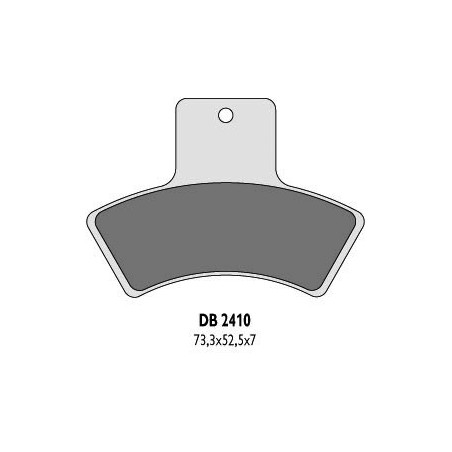 Delta Braking Klocki Hamulcowe Kh270 Quadzilla - Zastępują Db2410Mx-D Oraz Db2410Qd-D