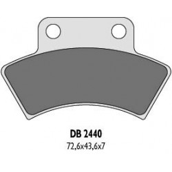 Delta Braking Klocki Hamulcowe Kh232 Quadzilla, Polaris Tył - Zastępują Db2440Mx-D Oraz Db2440Qd-D