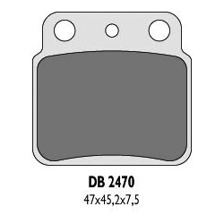 Delta Braking Klocki Hamulcowe Kh137 Ltz400 / Ltr450 Tył - Zastępują Db2470Mx-N Oraz Db2470Qd-N