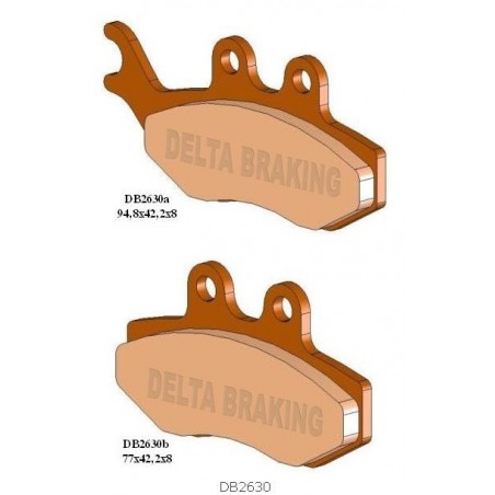 Delta Braking Klocki Hamulcowe Kh194 - Zastępują Db2630Mx-D Oraz Db2630Qd-D