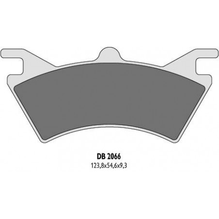 Delta Braking Klocki Hamulcowe Kh313 Polaris 6X6 - Zastępują Db2066Qd-D Oraz Db2066Mx-D