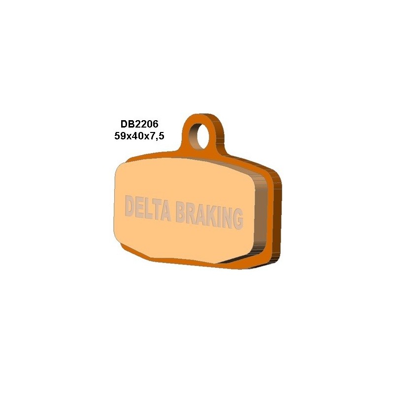 Delta Braking Klocki Hamulcowe Kh612 Ktm Sx85 `12-20 Przód - Zastępują Db2206Mx-N Oraz Db2206Qd-N