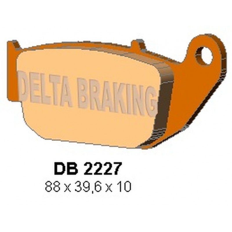 Delta Braking Klocki Hamulcowe Kh629 Honda Cbr 125 '11-, Cb 125 R / 300 R 18-, Crf 250 L 13-17, Suzuki Gsx-R / S 18-, Tył
