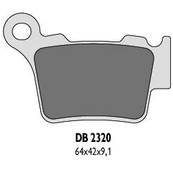Delta Braking Klocki Hamulcowe Kh368 Tył Brembo (Ktm) - Zastępują Db2320Mx-N Oraz Db2320Qd-N