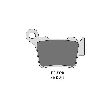Delta Braking Klocki Hamulcowe Kh368 Tył Brembo (Ktm) - Zastępują Db2320Mx-N Oraz Db2320Qd-N