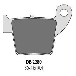 Delta Braking Klocki Hamulcowe Kh346 Honda Cr/Crf 02-16 Tył - Zastępują Db2280Mx-N Oraz Db2280Qd-N