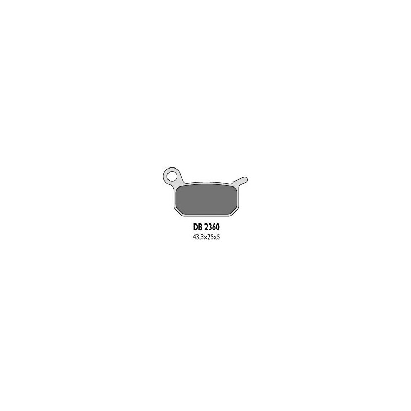 Delta Braking Klocki Hamulcowe Kh325 Ktm 50/60 Tył - Zastępują Db2360Mx-D I Db2360Qd-D
